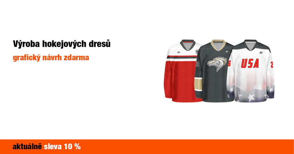 Zvolte si svůj vlastní design hokejového dresu